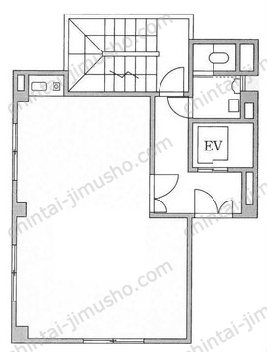 東栄ビル3Fの間取図