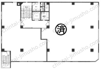 第二プレシーザビル4Fの間取図