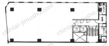市橋ビル3Fの間取図
