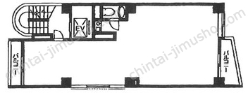 長崎堂ビル2Fの間取図