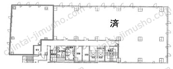 新宿タツミビル9Fの間取図