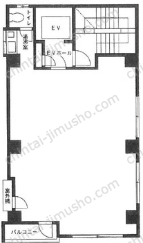 旭屋石橋ビル4Fの間取図