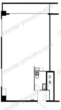 麹町駅プラザ7Fの間取図