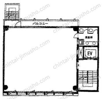 渋谷百瀬ビル5Fの間取図