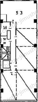 共同ビル（中央）5Fの間取図
