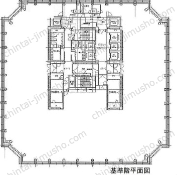 愛宕グリーンヒルズMORIタワー36Fの間取図