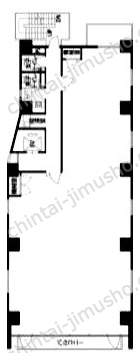 ナリコマHD新宿ビル4Fの間取図