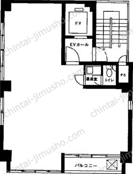 川名ビル3Fの間取図