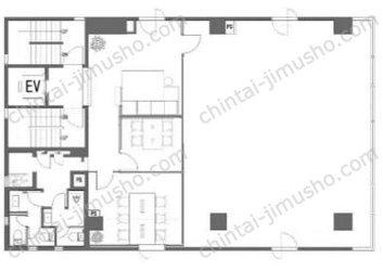 ARC CUBE日本橋本町3Fの間取図