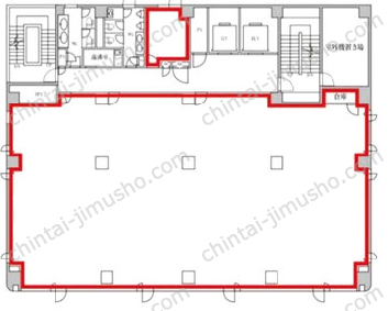 KM新宿ビル5Fの間取図