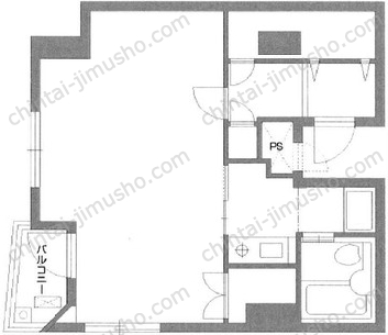 サンクレスト原宿3Fの間取図