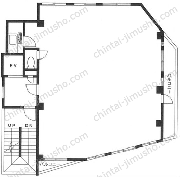 代々木松浦ビル3Fの間取図