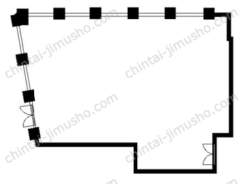 アクロス新川ビル・アネックス1Fの間取図