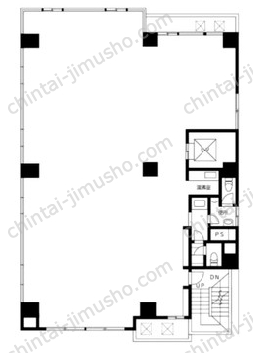 ホワイトBLD2Fの間取図