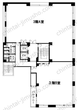 村田ビルディング3Fの間取図