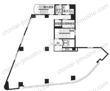 新宿嘉泉ビル3Fの間取図