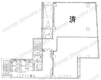 HF八丁堀ビルディング2Fの間取図