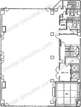 第5TOCビル9Fの間取図