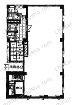 銀座松良ビル4Fの間取図