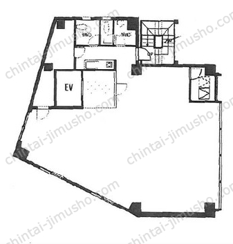 エムジー田町ビル4Fの間取図