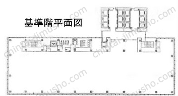 虎ノ門タワーズオフィス18Fの間取図