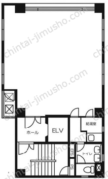 新橋新和ビル8Fの間取図