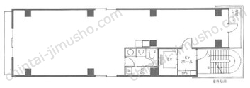 東五反田AMビル6Fの間取図