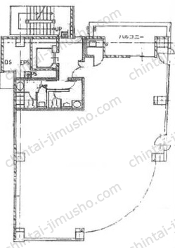 CIMA100ビル3Fの間取図