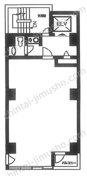 山下ビル2Fの間取図