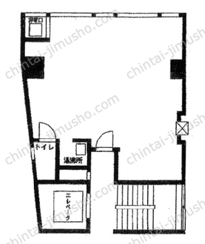 竹田ビル5Fの間取図